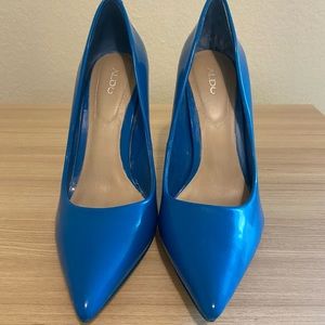 Aldo electric blue 4” heels